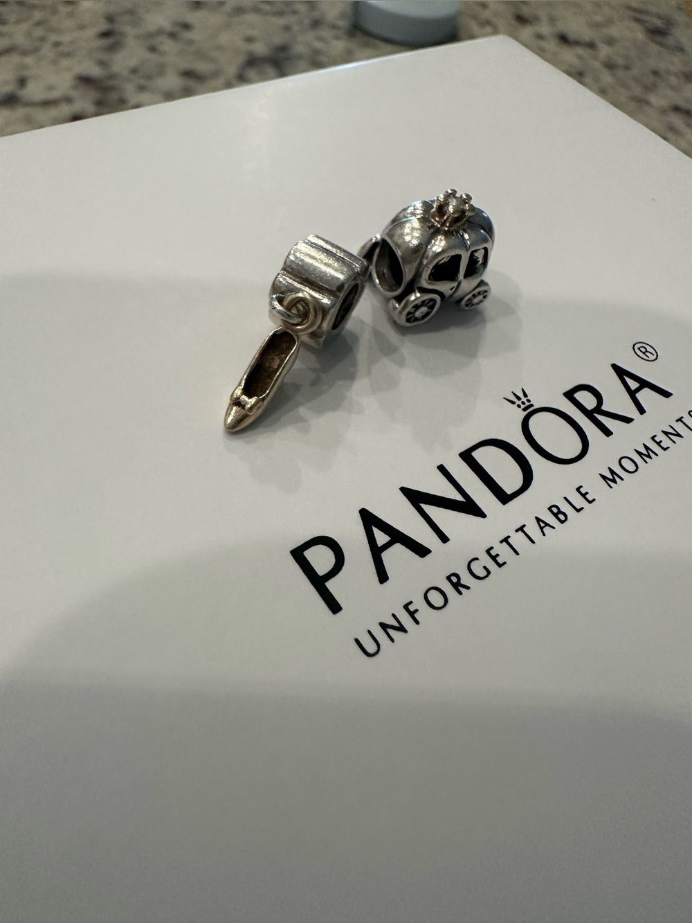 Pandora Cinderella Carriage and High Heel Charms (Set of 2) - Picture 2 of 7